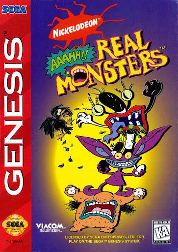 Double J's Collectibles - AAAHH Real Monsters - Video Game - Sega Genesis