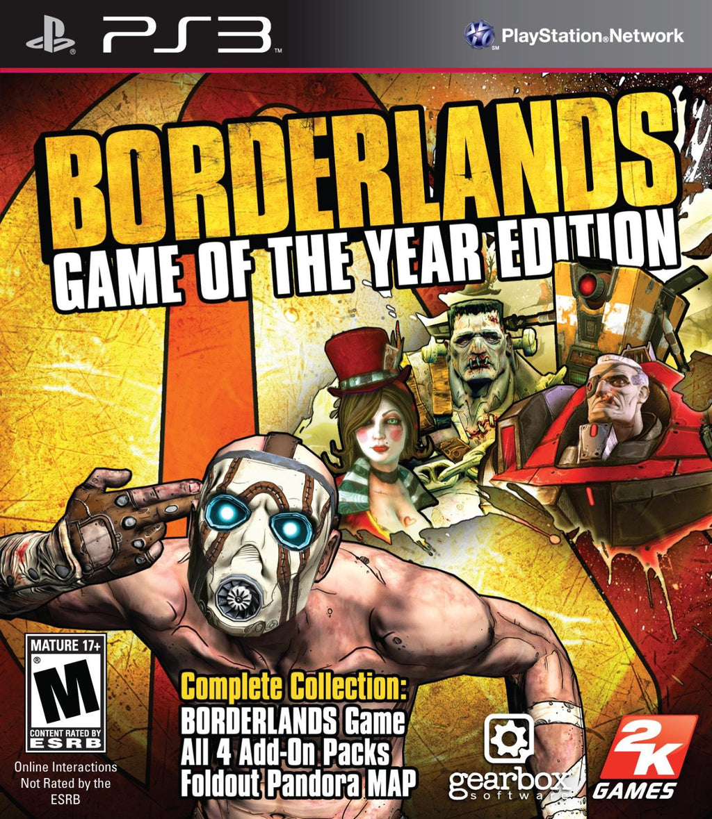 Double J's Collectibles - Borderlands [Game of the Year] - Video Game - Playstation 3