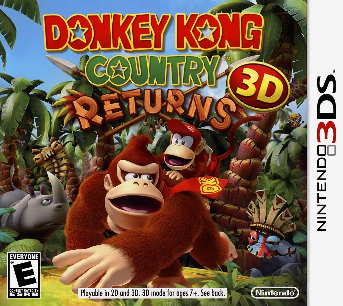 Double J's Collectibles - Donkey Kong Country Returns 3D - Video Game - Nintendo 3DS
