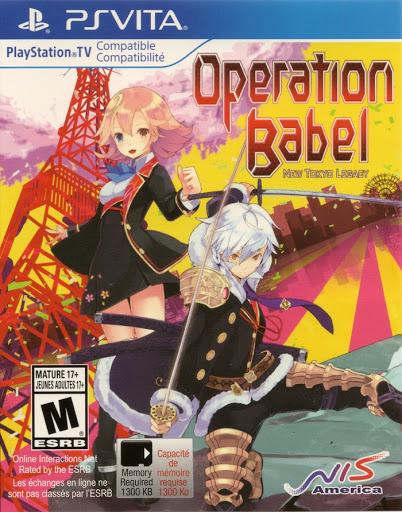 Double J's Collectibles - Operation Babel New Tokyo Legacy - Video Game - Playstation Vita