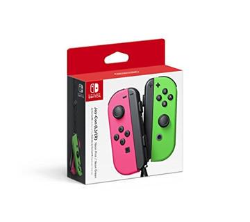 Double J's Collectibles - Joy-Con Neon Pink & Neon Green - Video Game - Nintendo Switch
