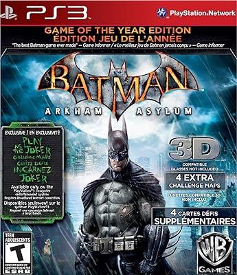 Double J's Collectibles - Batman: Arkham Asylum [Game of the Year Greatest Hits] - Video Game - Playstation 3
