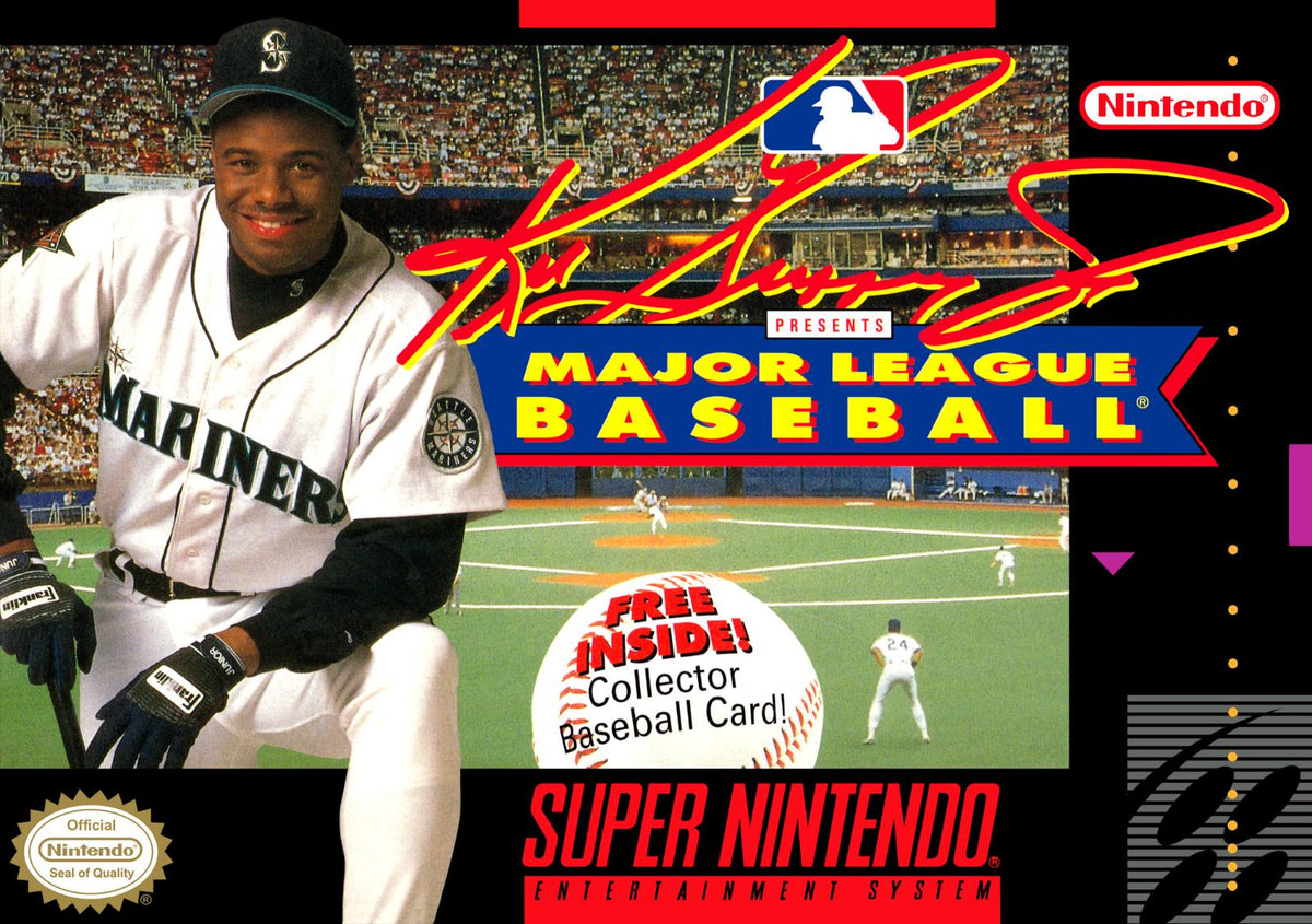 Double J's Collectibles - Ken Griffey Jr Major League Baseball - Video Game - Super Nintendo