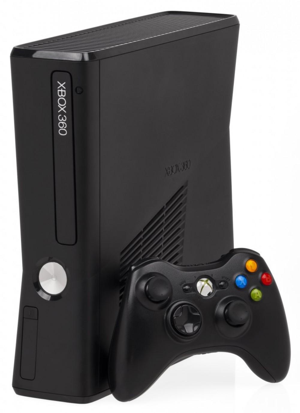 Double J's Collectibles - Xbox 360 Slim Matte Black Console - Video Game - Xbox 360