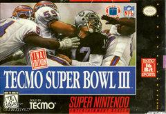Double J's Collectibles - Tecmo Super Bowl III - Video Game - Super Nintendo