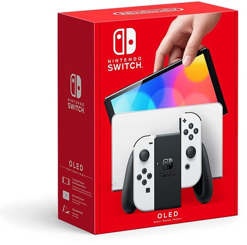Nintendo Switch OLED with White Joy-Con